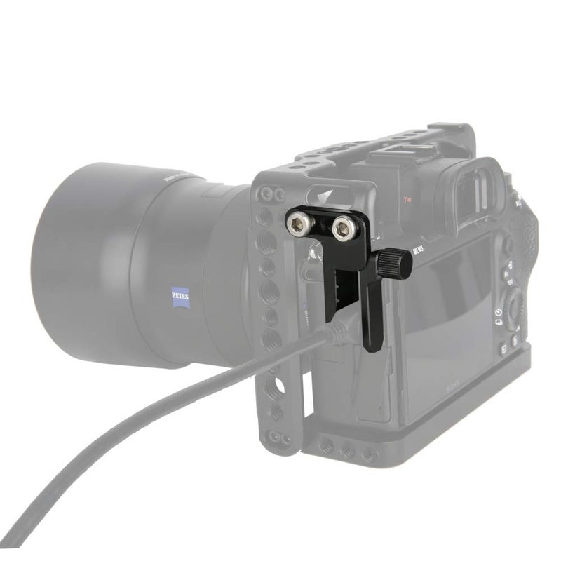 NICEYRIG Cable Clamp Lock Applicable for HDMI USB Cable, Compatible with Sony A7III A7RIII A7RIV A7II A7SII A7RII A9 Camera Cage - Image 2